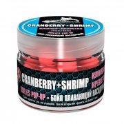 Бойлы плавающие Sonik Baits Fluo Pop-Ups Cranberry-Shrimp(Клюква-Креветка) 14мм 90мл