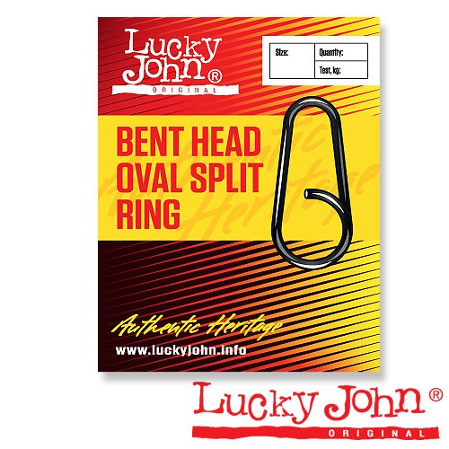 Кольца заводные Lucky John Bent Head Oval