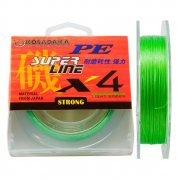 Леска плетеная Kosadaka Super Line PE X4 300м (0,25мм) Light green