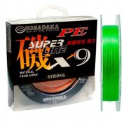 Леска плетеная Kosadaka Super Line PE X9 150м (0,18мм) Light Green