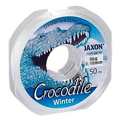 Леска зимняя монофильная Jaxon Crocodile Winter 50m 0,08мм