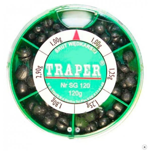 Набор дроби Traper 51116 (крупная 100 гр) 1.0 - 2.9 гр.