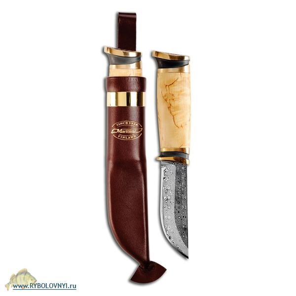 Нож Marttiini Lynx Damascus (деревянный подарочный бокс)