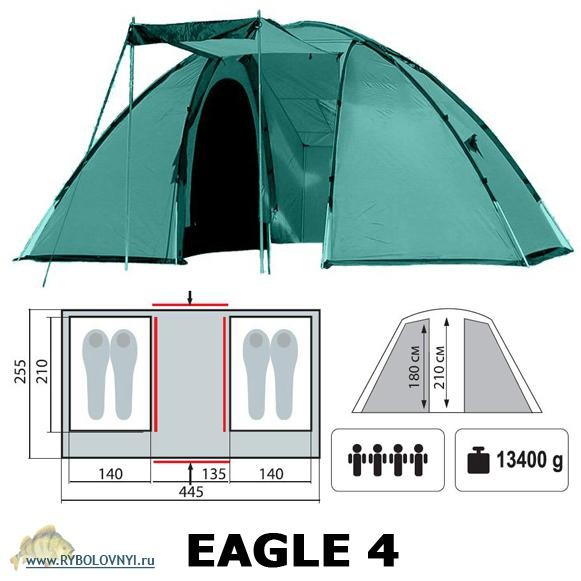 Палатка 4-х местная Tramp Eagle 4
