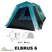 Палатка 6-местная Tramp Elbrus 6