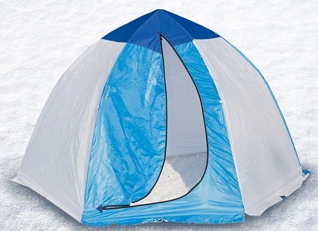 Зимняя четырехместная рыболовная палатка Стэк (160x260 см, полуавтомат)