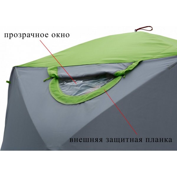 Зимняя палатка для рыбалки Лотос Куб 3 Компакт Термо