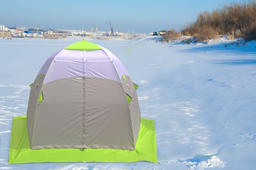 Зимняя трехместная палатка для рыбалки Лотос 3 Универсал