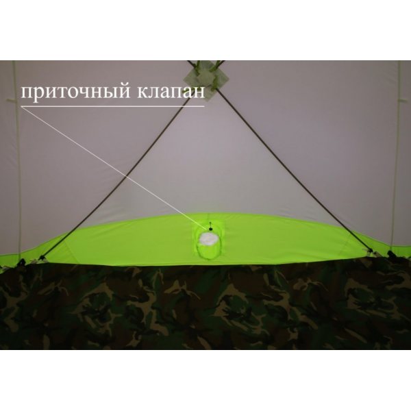 Зимняя трехместная палатка для рыбалки Лотос Куб Классик А8
